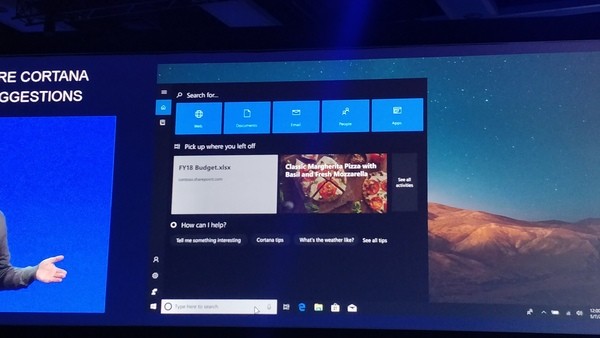 В будущей сборке Windows Insider Cortana появится в Timeline